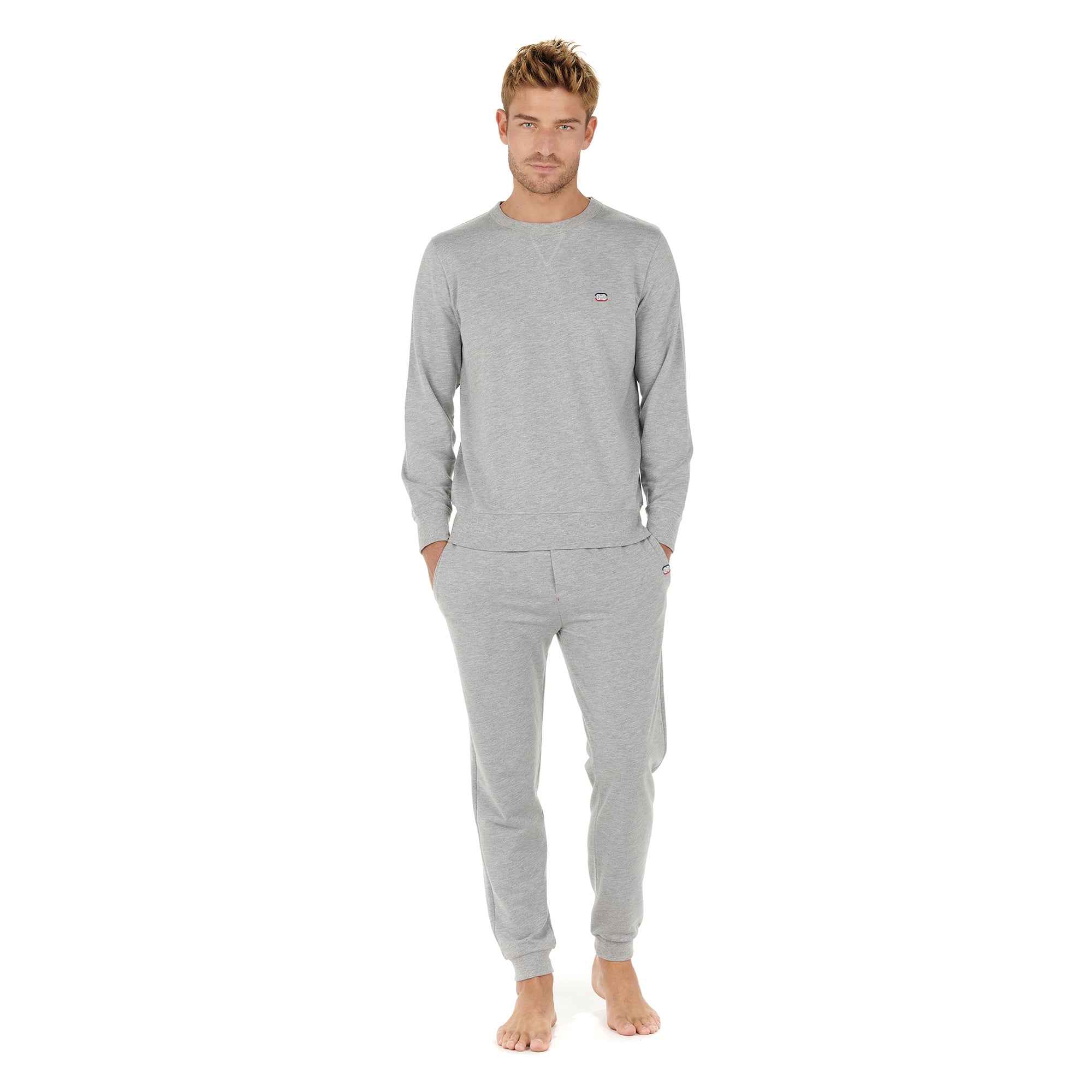 402596 Sport Lounge Crew Neck Sweat-Shirt - 00GM Grey Melange