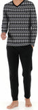 Jerry Long Sleepwear | Black Print 402615-P004