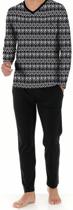 Jerry Long Sleepwear | Black Print 402615-P004
