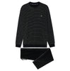 402619 Norman Homewear - R04W Black/White Stripes