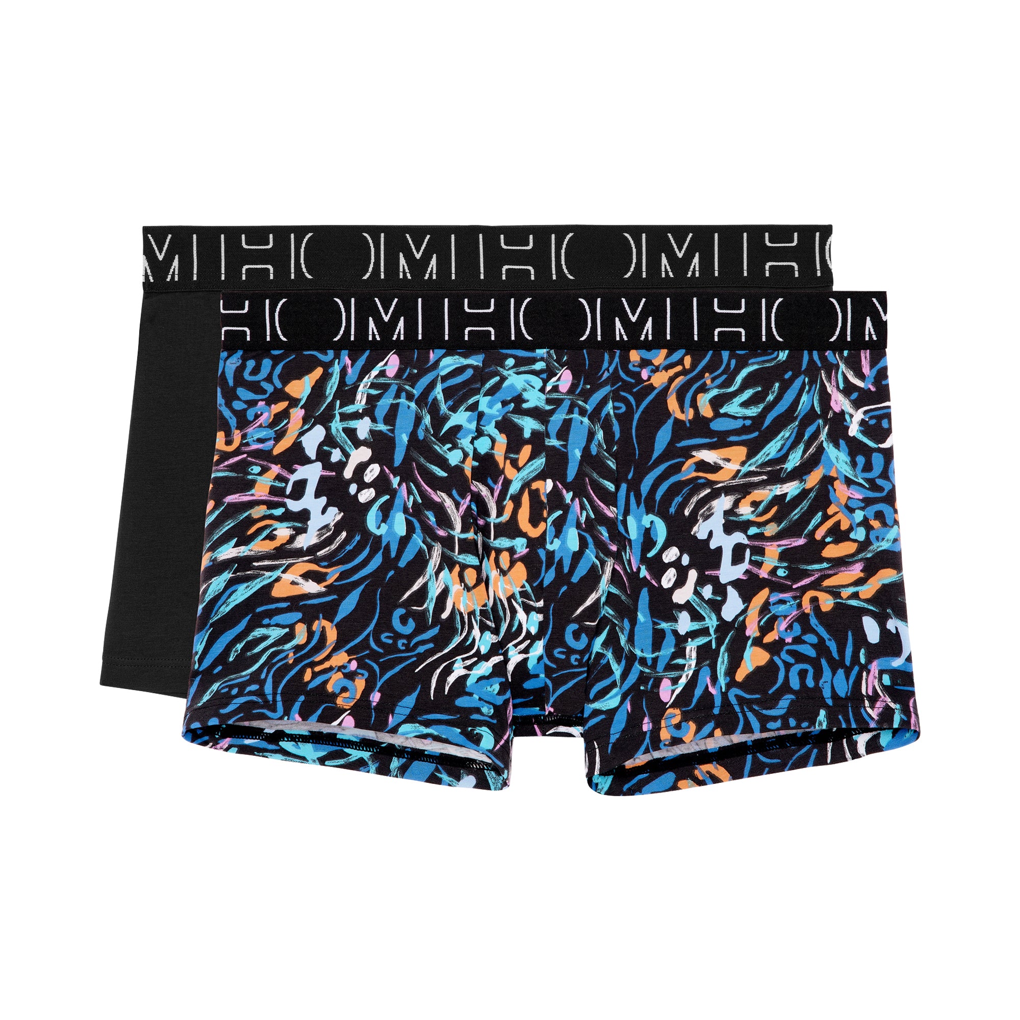 Vassily #2 Boxer Briefs 2p | Black/Black Print 402662-D042