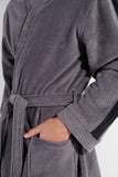 402726 Preston Bathrobe - 00ZU Grey
