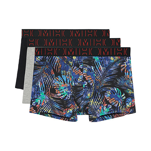 Jorge #2 Boxer Briefs 3p | Black/Black Print/Grey 402733-T033