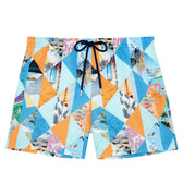 402747 Port Cros Beach Boxer - P0BI Blue Print