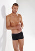 402753 Modal Clean Cut Comfort Boxer Briefs - 0004 Black