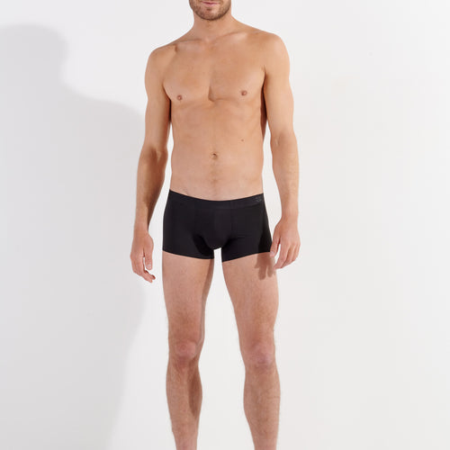 402753 Modal Clean Cut Comfort Boxer Briefs - 0004 Black