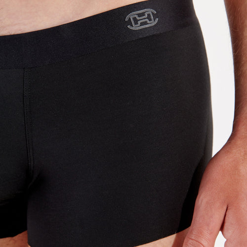 402753 Modal Clean Cut Comfort Boxer Briefs - 0004 Black