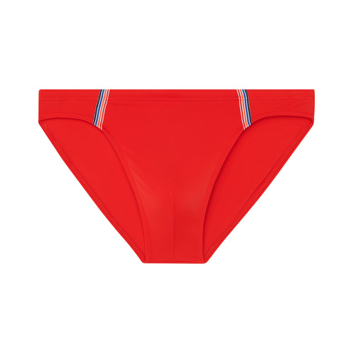 402754 Nautical Cup Swim Micro Briefs - 00PA Red