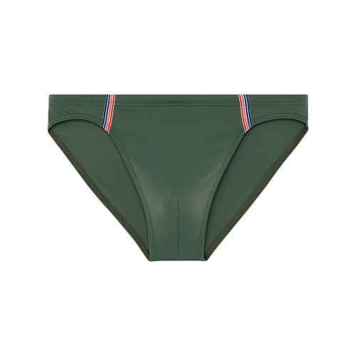 402754 Nautical Cup Swim Micro Briefs - 00XD Khaki Green