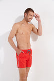 male model wearing 402757 Nautical Cup Beach Boxer - 00PA Red