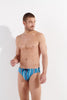 402758 Harrisson Swim Mini Briefs - P0PF Turquoise Print