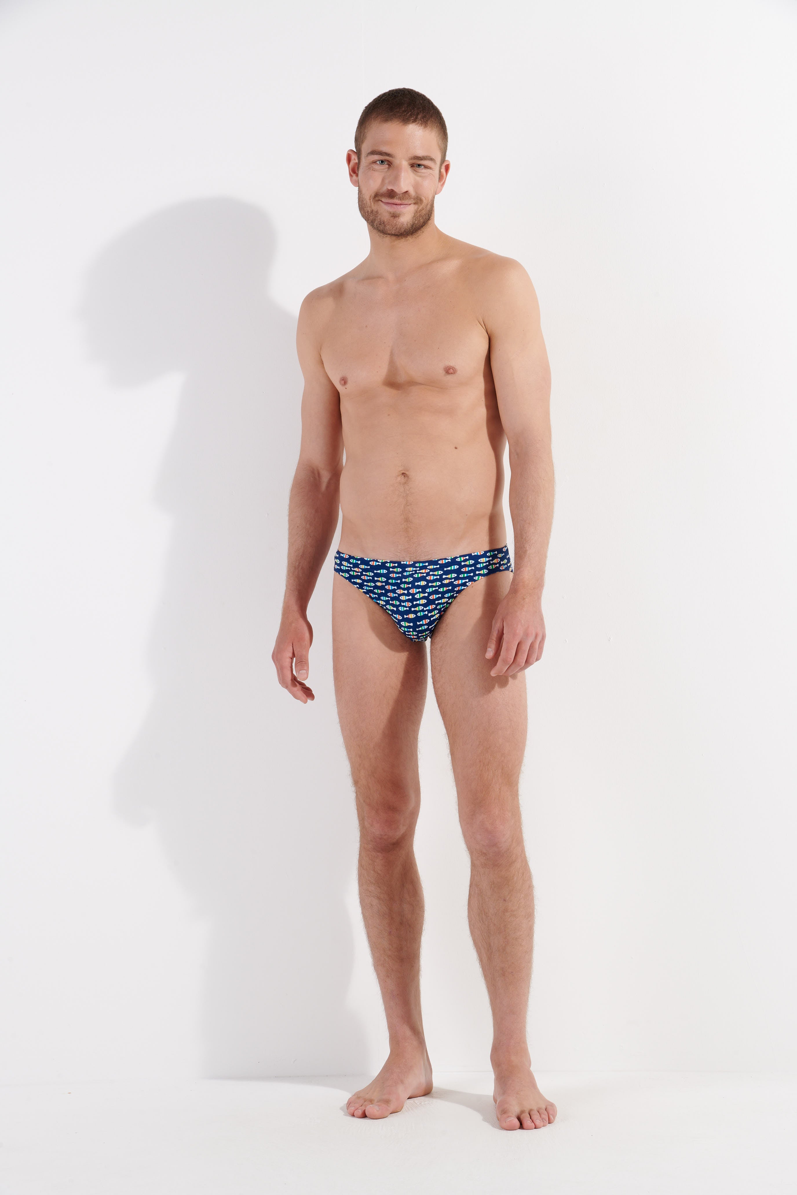 Trouville Swim Micro Briefs | Navy Prin 402776-I0ra