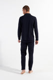 402802 Albert Long Sleepwear - 00RA Navy