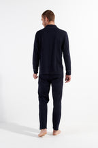 402802 Albert Long Sleepwear - 00RA Navy