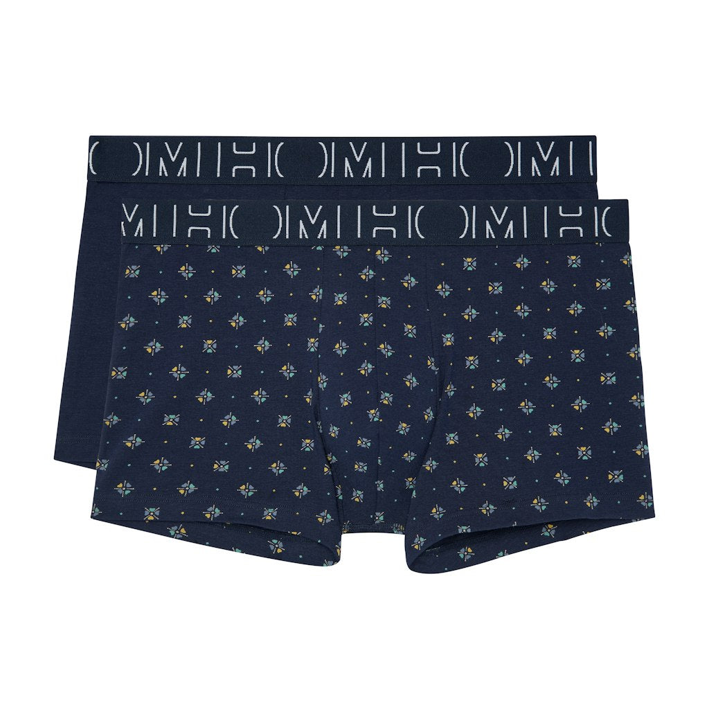 Davide #2 Boxer Briefs 2p | Navy/Navy Print 402809-D012
