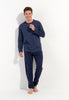 Cyrus Long Sleepwear | Navy Prin 402820-I0RA