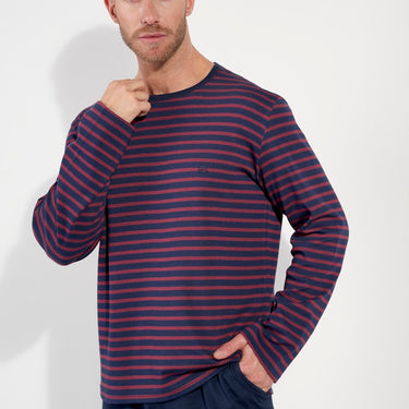 Carson Long Sleepwear | Navy Stripes 402821-R0RA