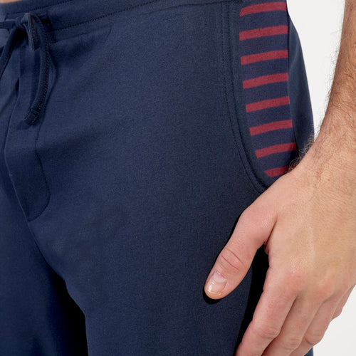 Carson Long Sleepwear | Navy Stripes 402821-R0RA
