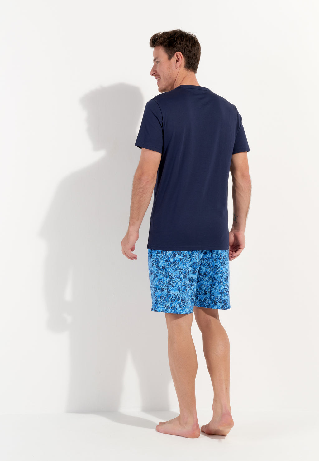 Douro Short Sleepwear Set | Navy Print 402825-P0ra