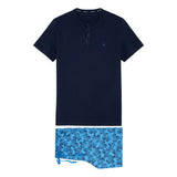 Douro Short Sleepwear Set | Navy Print 402825-P0ra