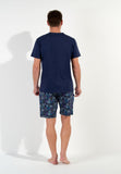 Maldives Short Sleepwear Set| Navy Print 402832-P0RA