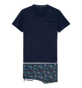 Maldives Short Sleepwear Set| Navy Print 402832-P0RA