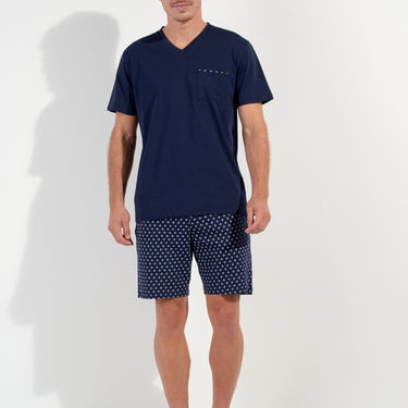 Salvador Short Sleepwear | Navy Prin 402835-I0ra