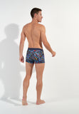402852 Lanzarote Trunk - P0ra Navy Print