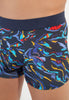 402852 Lanzarote Trunk - P0ra Navy Print