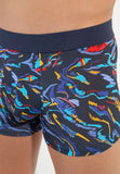 402852 Lanzarote Trunk - P0ra Navy Print