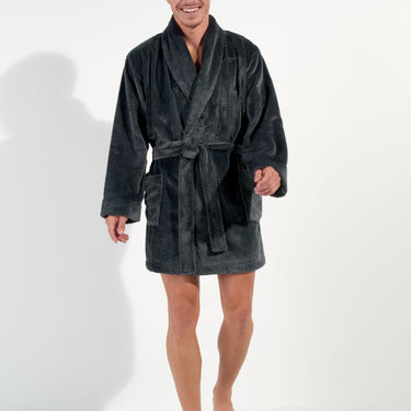 Everest Short Robe | Grey 402878-00ZU