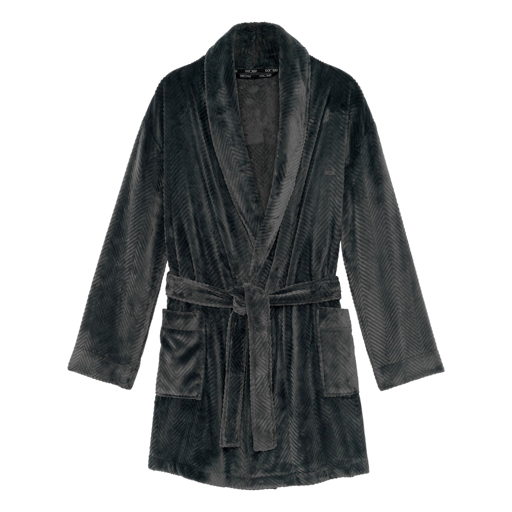 Everest Short Robe | Grey 402878-00ZU
