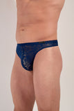 Free Cut Lace G String | Navy 402886-00RA