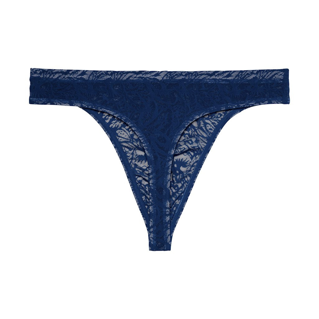 Free Cut Lace G String | Navy 402886-00RA