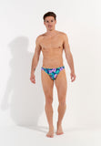 Balata Swim Micro Briefs | Navy Print 402903-P0RA