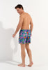 Balata Beach Boxer | Navy Print 402905-P0RA