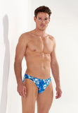 Colibris Swim Micro Briefs | Blue Print 402906-P0BI