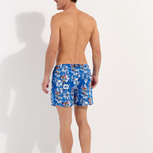 Colibris Beach Boxer | Blue Print 402908-P0BI
