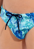 Tartane Swim Mini Briefs | Blue Print 402914-P0BI