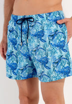 Tartane Beach Boxer | Blue Print 402916-P0BI