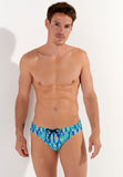 Marbella Swim Mini Briefs | Blue Print 402922-P0BI