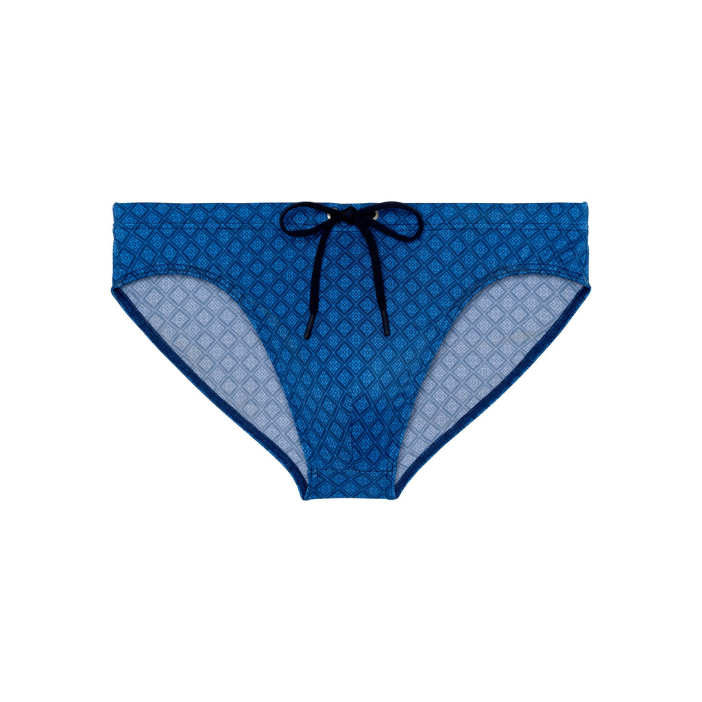 Hendaye Swim Mini Briefs | Blue Print 402933-I0BI