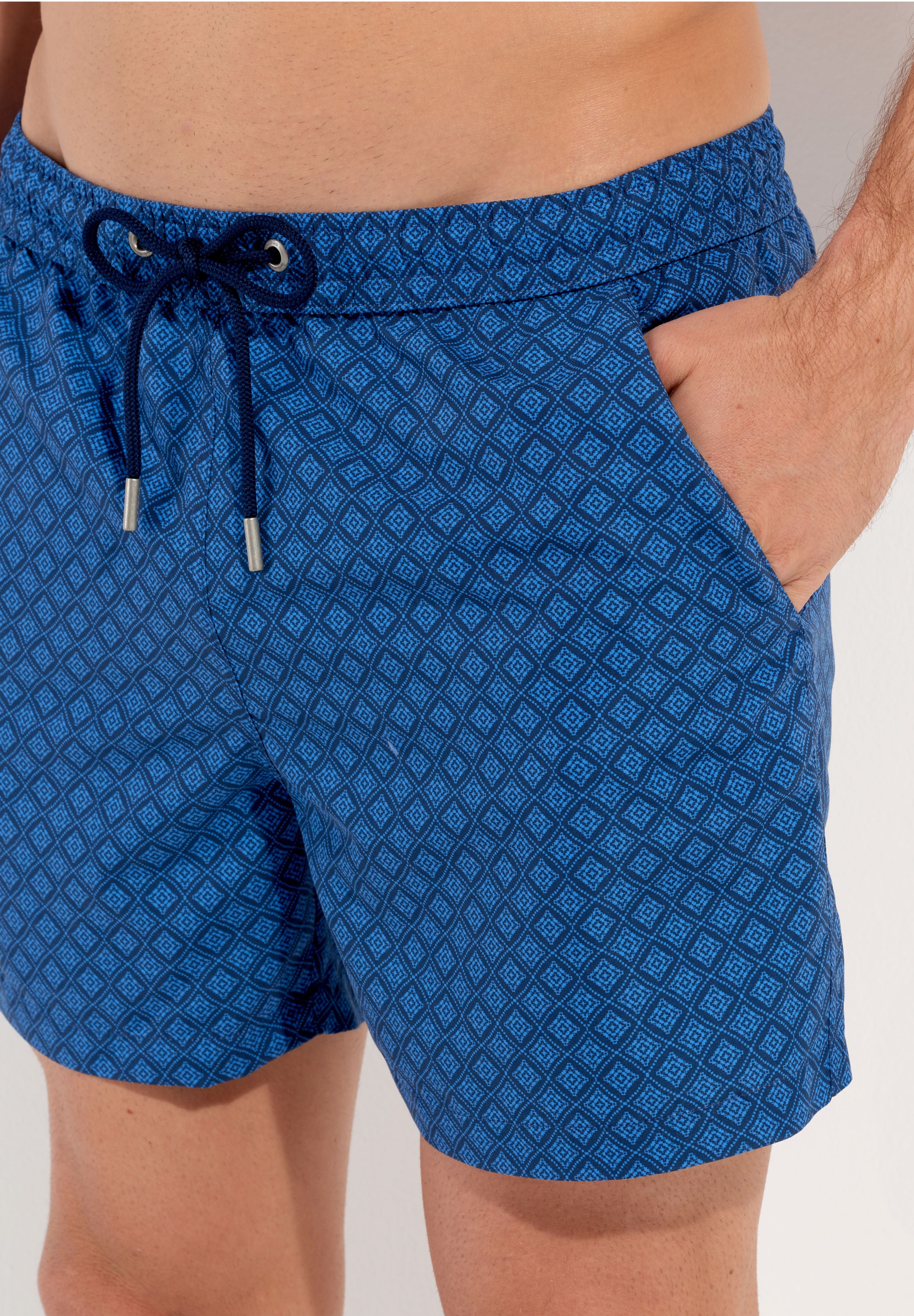 Hendaye Beach Boxer | Blue Print 402935-I0BI