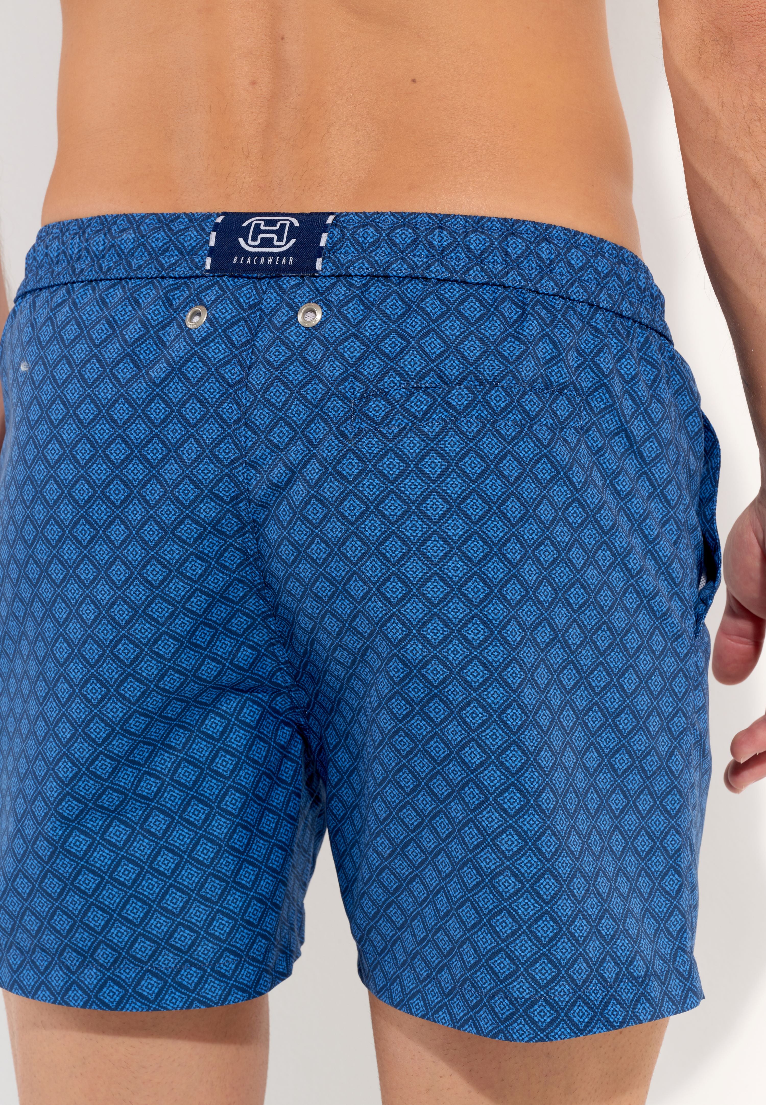 Hendaye Beach Boxer | Blue Print 402935-I0BI