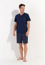 Mandala Short Sleepwear | Navy Print 402938-I0RA