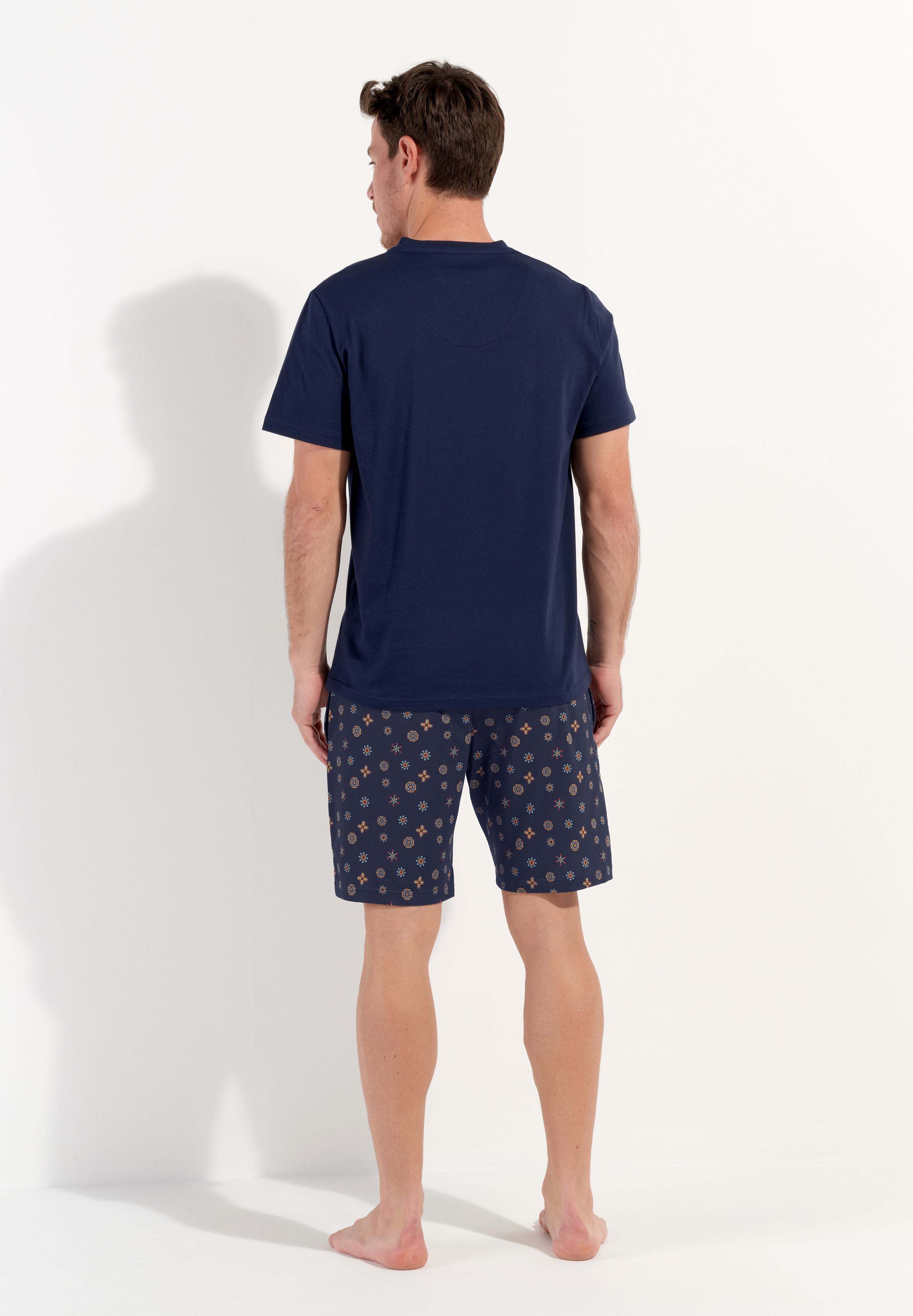 Mandala Short Sleepwear | Navy Print 402938-I0RA