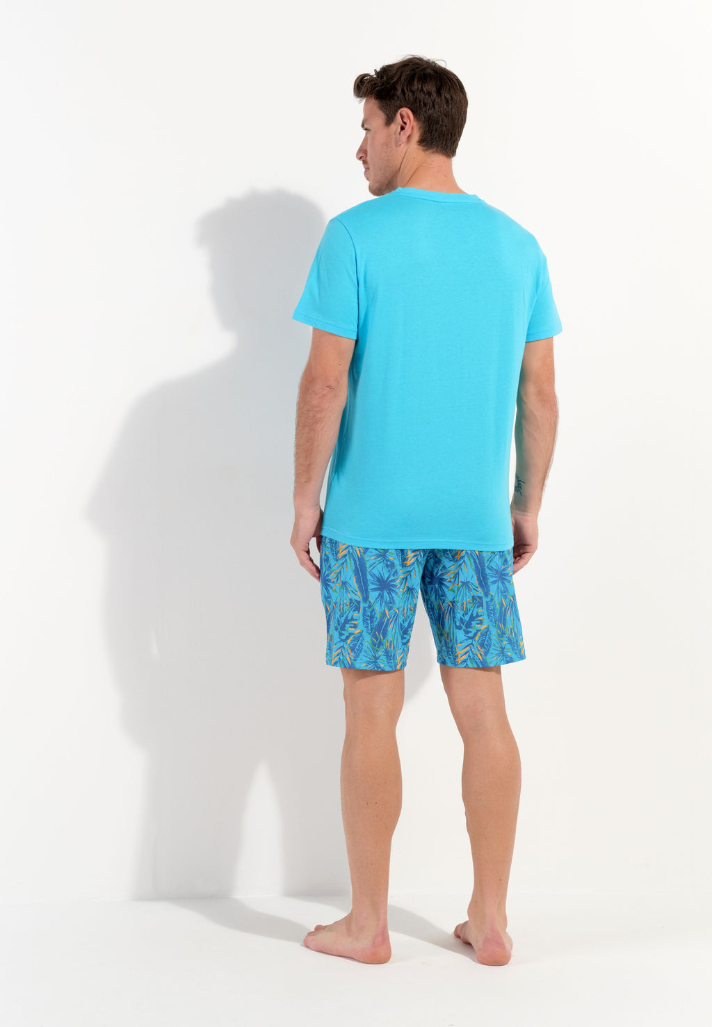 Valley Short Sleepwear | Turquoise Print 402940-P0PF