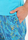 Valley Short Sleepwear | Turquoise Print 402940-P0PF