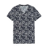 Rockcity T-Shirt V-Neck | Dark Grey Print 402965-P284