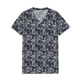 Rockcity T-Shirt V-Neck | Dark Grey Print 402965-P284